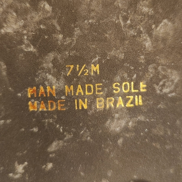 Vintage Hand Made Sole Leather Brogues Oxfords Made in Brazil by Danelle - Picture 8 of 9